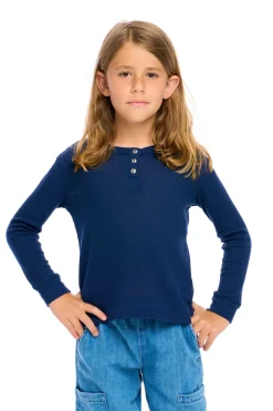 Kids/BOY Chaser Brand Boys Thermal Long Sleeve Henley
