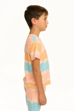 Kids/BOY Chaser Brand Boy's Wavy Stripe Tee