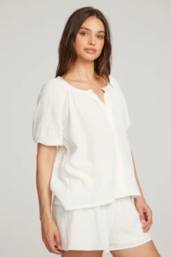 Women Chaser Brand Brentwood White Blouse