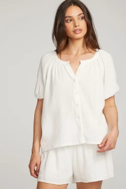 Women Chaser Brand Brentwood White Blouse