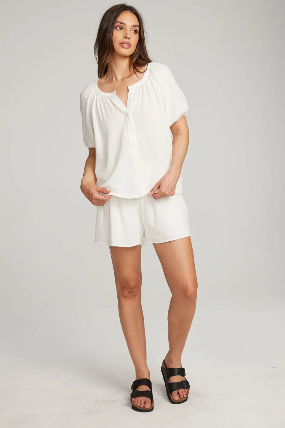 Women Chaser Brand Brentwood White Blouse