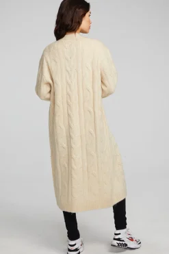Women Chaser Brand Bridge Macaroon Long Cardigan