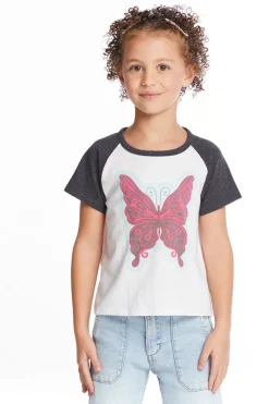 Kids Chaser Brand Butterfly Girls Tee