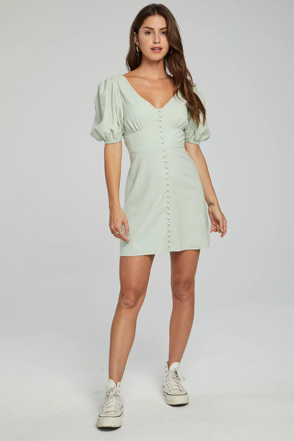 Women Chaser Brand Calamigos Mini Dress - Sage