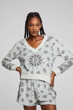 Women Chaser Brand Cali Matcha Bandana Tee