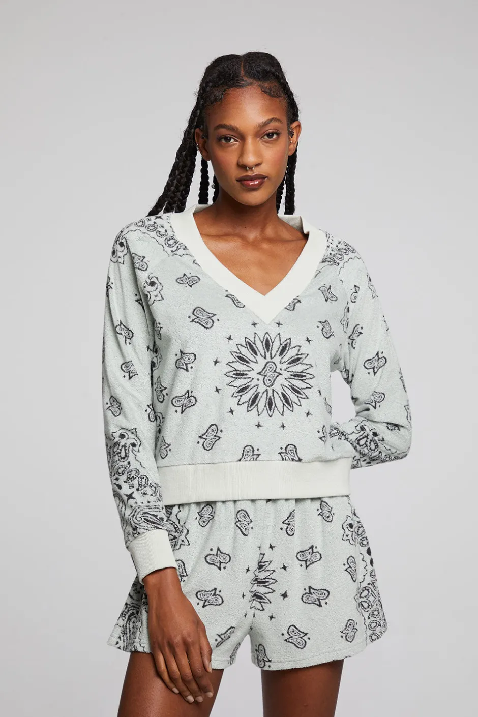Women Chaser Brand Cali Matcha Bandana Tee