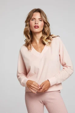 Women Chaser Brand Cali Peach Whip Tee