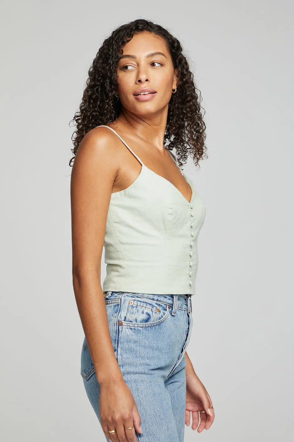 Women Chaser Brand Cara Tank Top - Sage