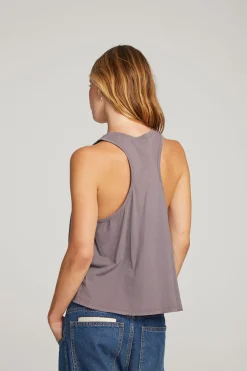 Women Chaser Brand Carmel Purple Sage Tank Top