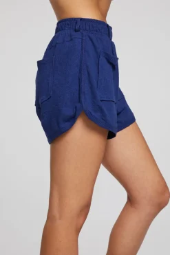 Women Chaser Brand Cetara French Blue Shorts
