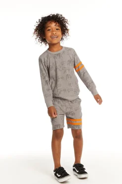 Kids/BOY Chaser Brand Cheetah Print Cargo Shorts
