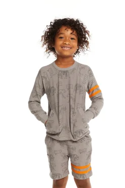 Kids/BOY Chaser Brand Cheetah Print Pullover