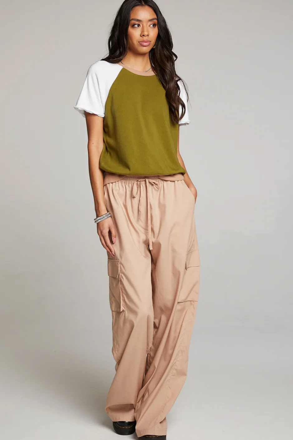 Women Chaser Brand Cheyenne Sand Color Pullover