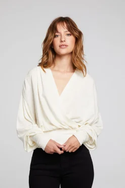Women Chaser Brand City Starry White Blouse