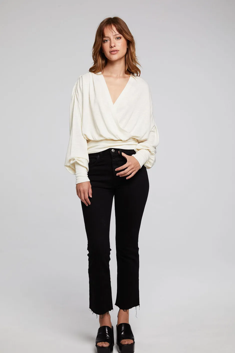 Women Chaser Brand City Starry White Blouse