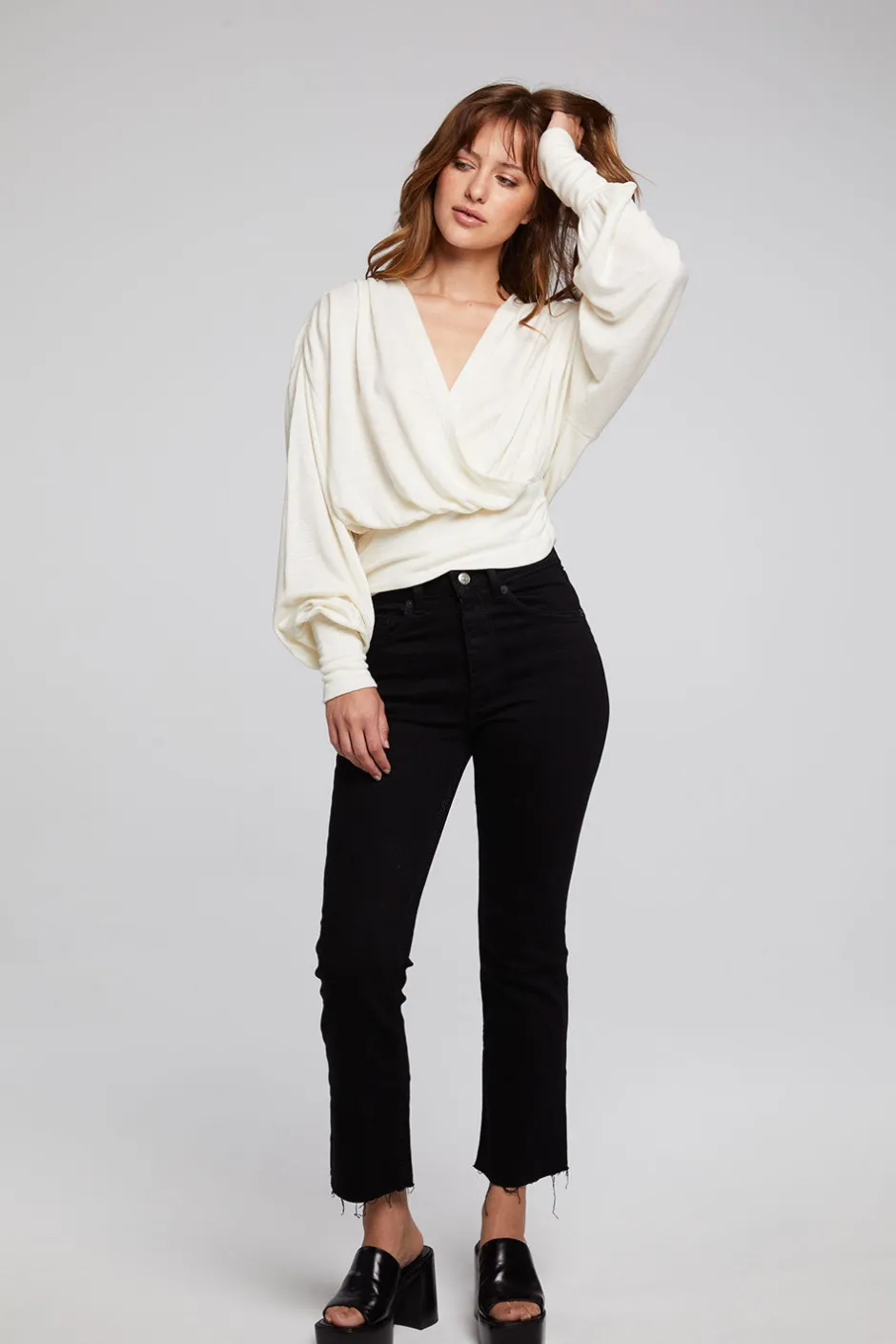 Women Chaser Brand City Starry White Blouse