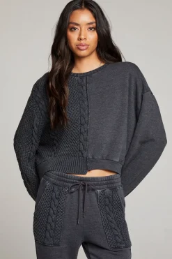 Women Chaser Brand Cloud Licorice Pullover