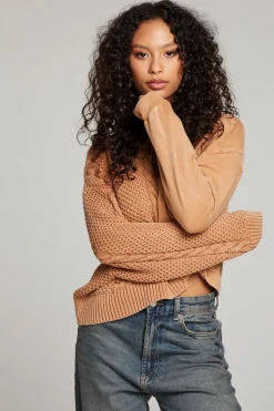 Women Chaser Brand Cloud Toffee Pullover