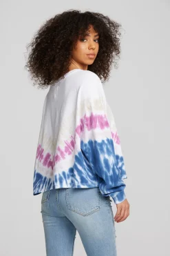 Women Chaser Brand Coast Cotton Jersey Long Sleeve Tee