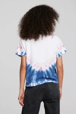 Women Chaser Brand Coast Cotton Jersey Oversized Crew Neck Tee