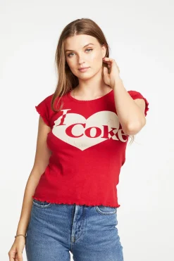 Women Chaser Brand Coca Cola - I Heart Coke