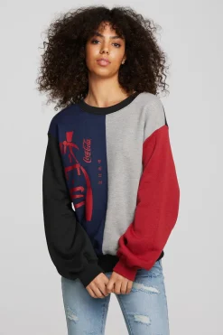 Women Chaser Brand Coca Cola - Japanese Logo Color Block