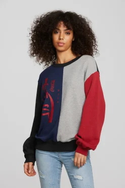 Women Chaser Brand Coca Cola - Japanese Logo Color Block