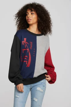 Women Chaser Brand Coca Cola - Japanese Logo Color Block