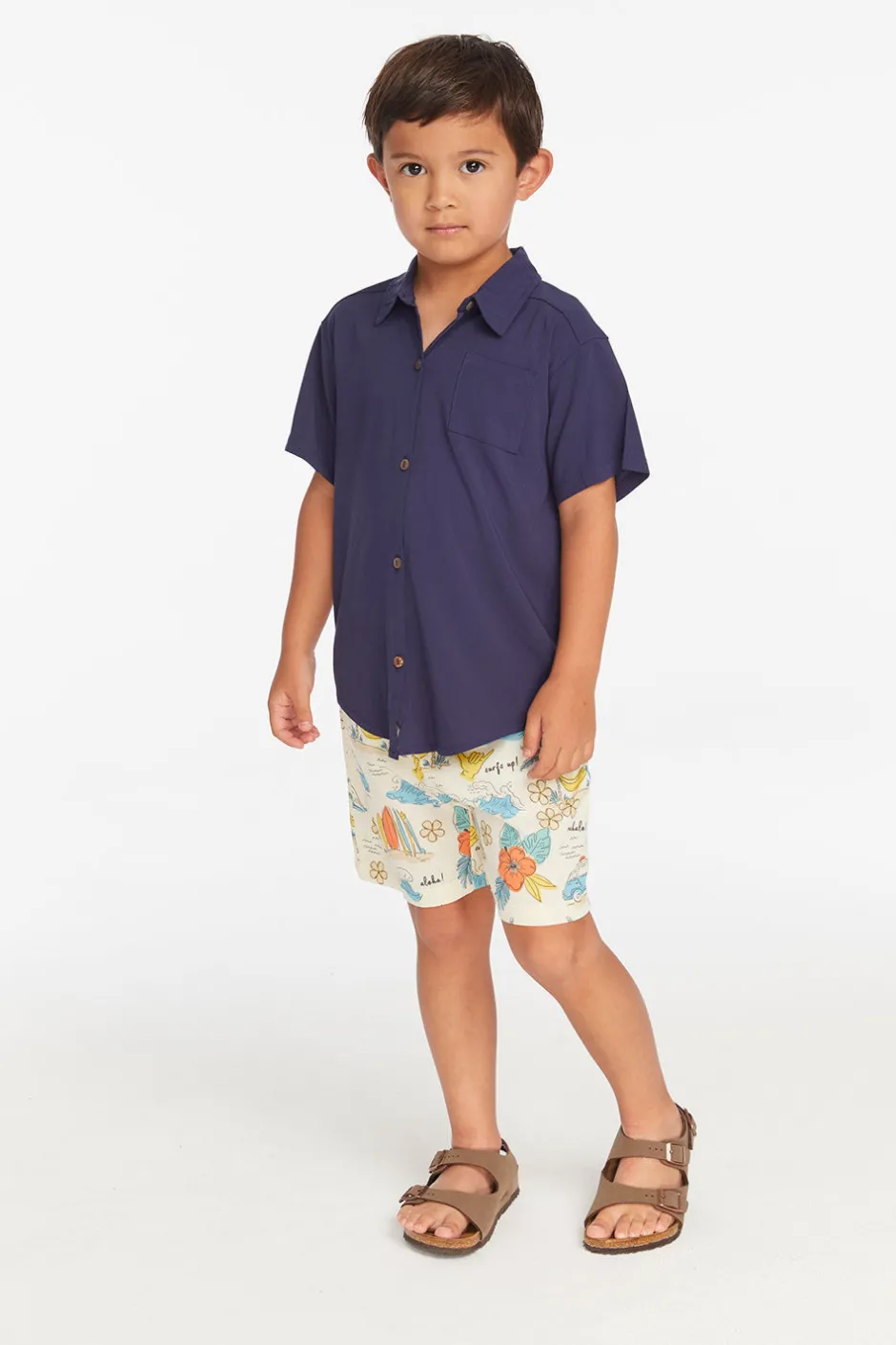 Kids/BOY Chaser Brand Collared Sapphire Blue Button Down Boys Shirt