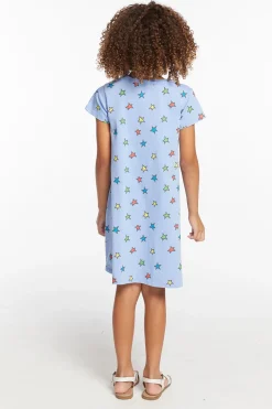 Kids Chaser Brand Colored Stars Girls Dress
