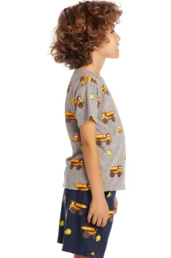 Kids/BOY Chaser Brand Construction Zone Boys Crew Neck Tee