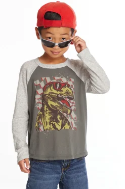 Kids/BOY Chaser Brand Cool Dino Boys Long Sleeve Tee