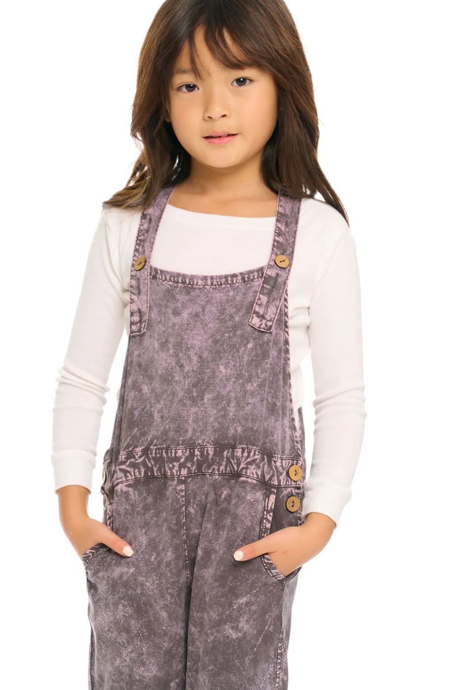 Kids Chaser Brand Cool Girl Overalls