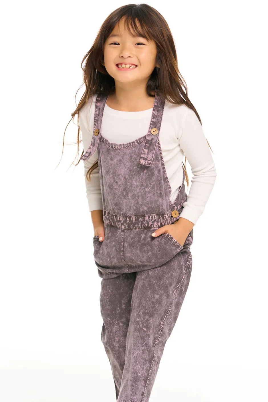 Kids Chaser Brand Cool Girl Overalls