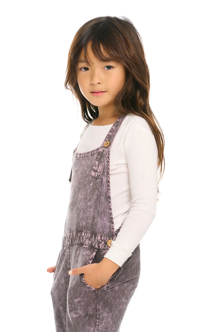 Kids Chaser Brand Cool Girl Overalls