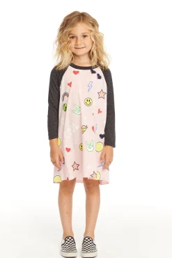Kids Chaser Brand Cool Icons Dress
