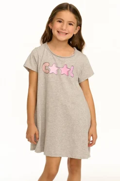 Kids Chaser Brand Cool Star T-Shirt Dress