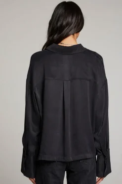 Women Chaser Brand Corall Licorice Button Up
