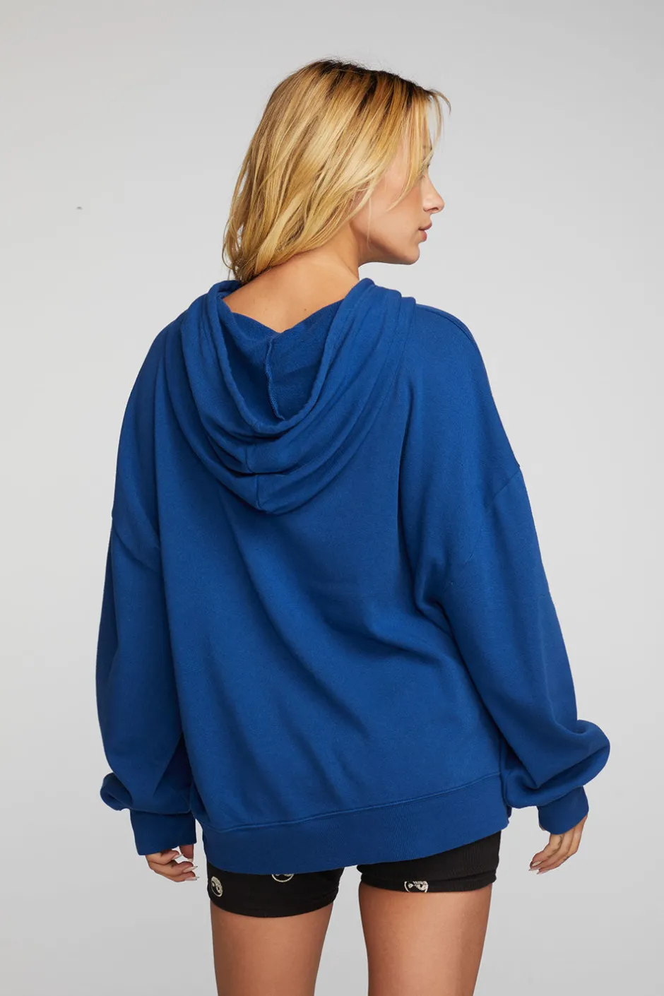 Women Chaser Brand Cotton Fleece Zip Up Hoodie
