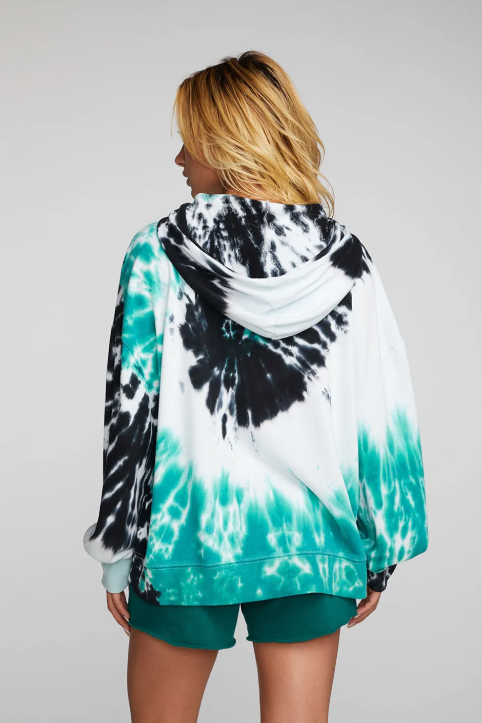 Women Chaser Brand Cotton Fleece Zip Up Hoodie