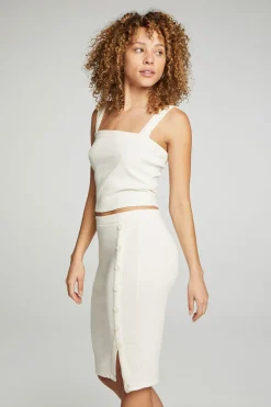 Women Chaser Brand Cropped Cami Sweater Tank