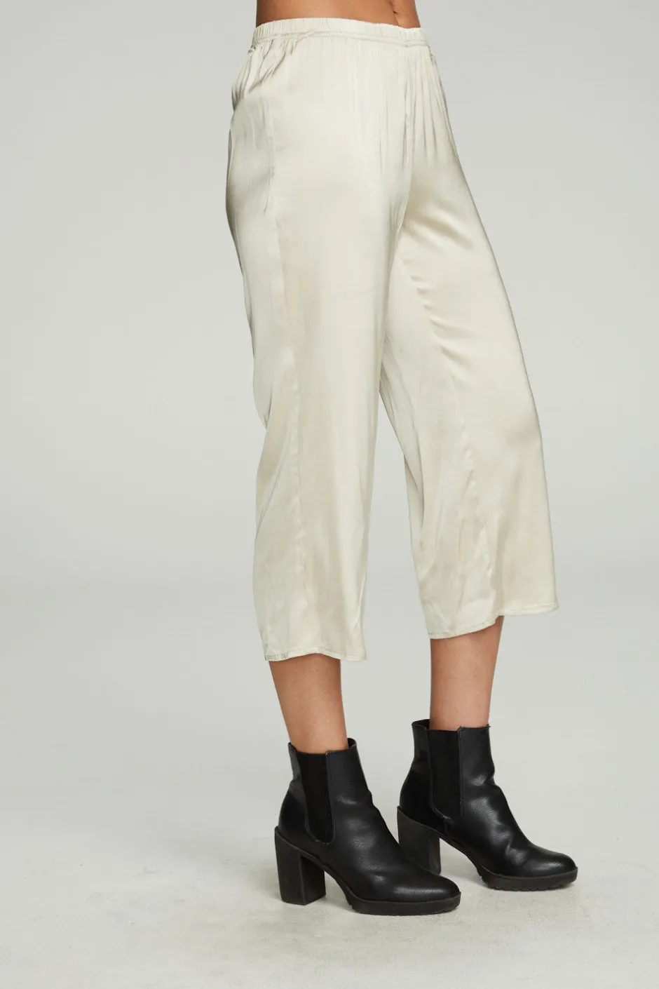 Women Chaser Brand Cropped Wide Leg Culotte