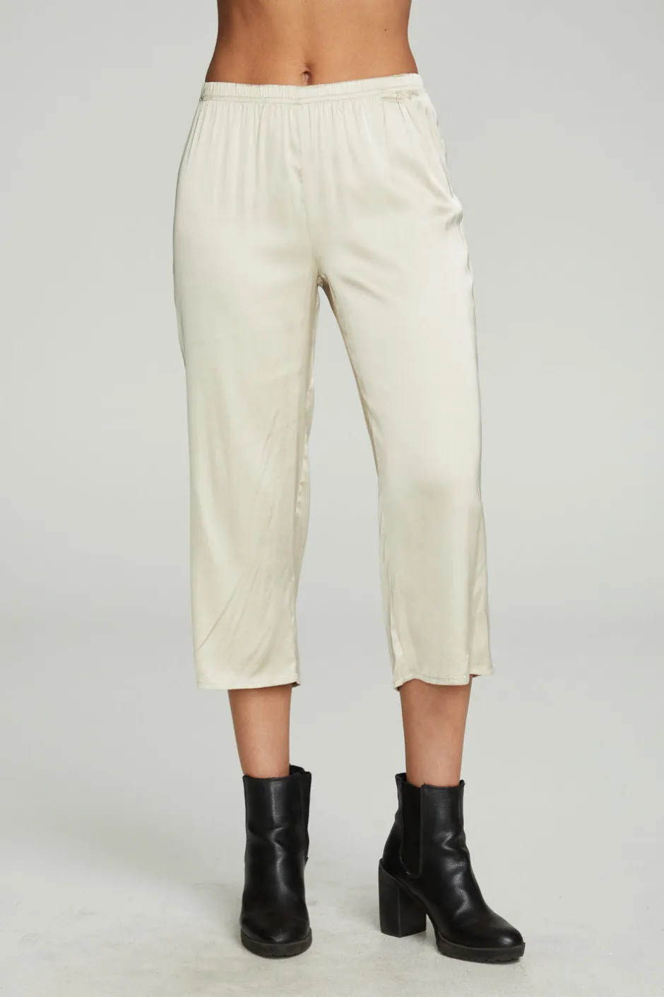 Women Chaser Brand Cropped Wide Leg Culotte