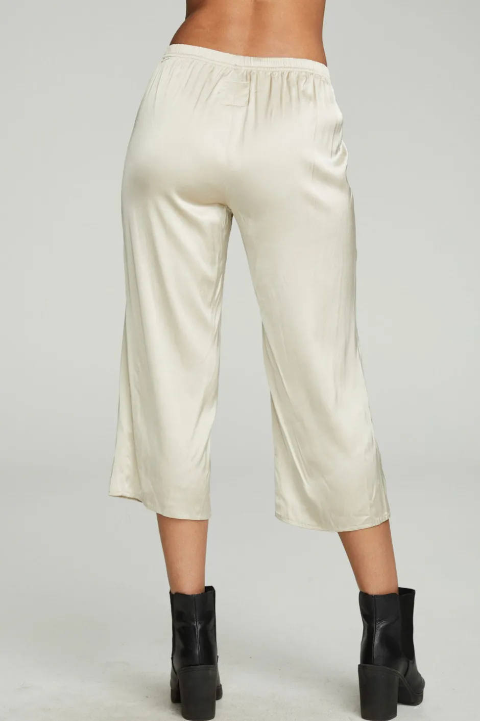 Women Chaser Brand Cropped Wide Leg Culotte