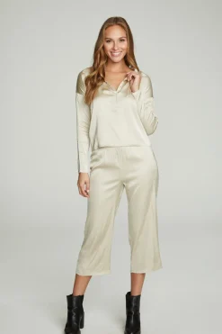 Women Chaser Brand Cropped Wide Leg Culotte