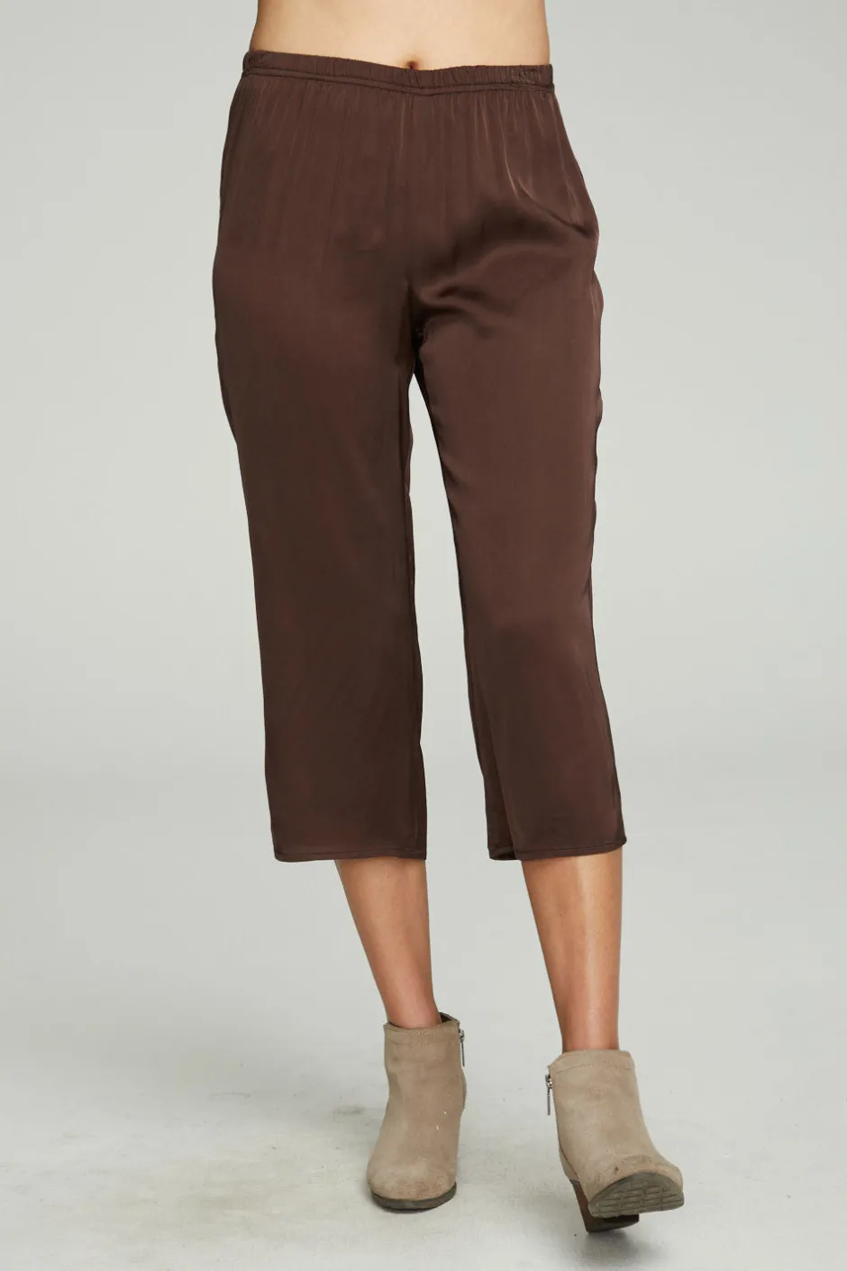 Women Chaser Brand Cropped Wide Leg Culotte