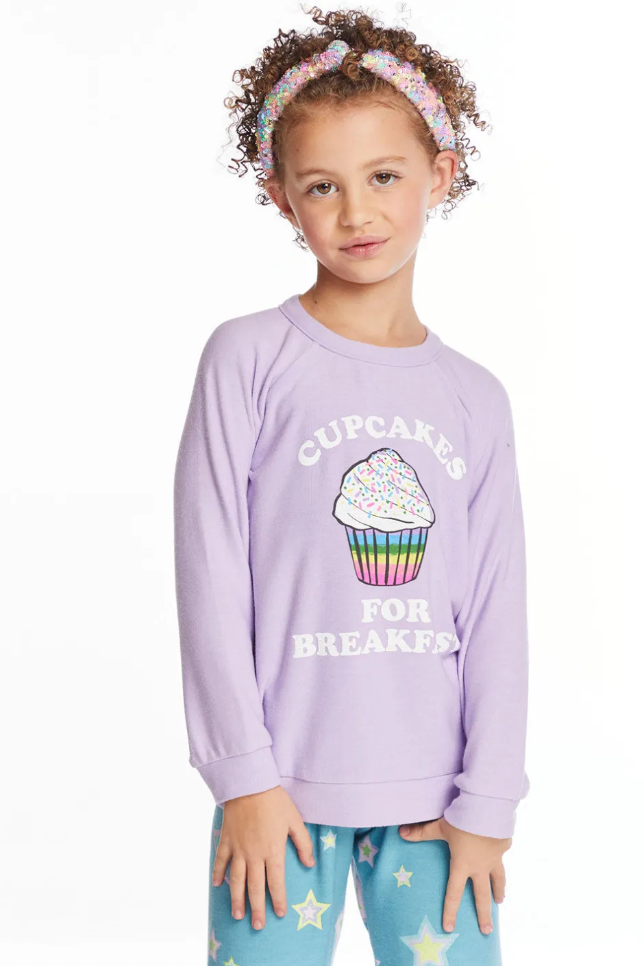 Kids Chaser Brand Cupcakes For Breakfast Girls Pullover