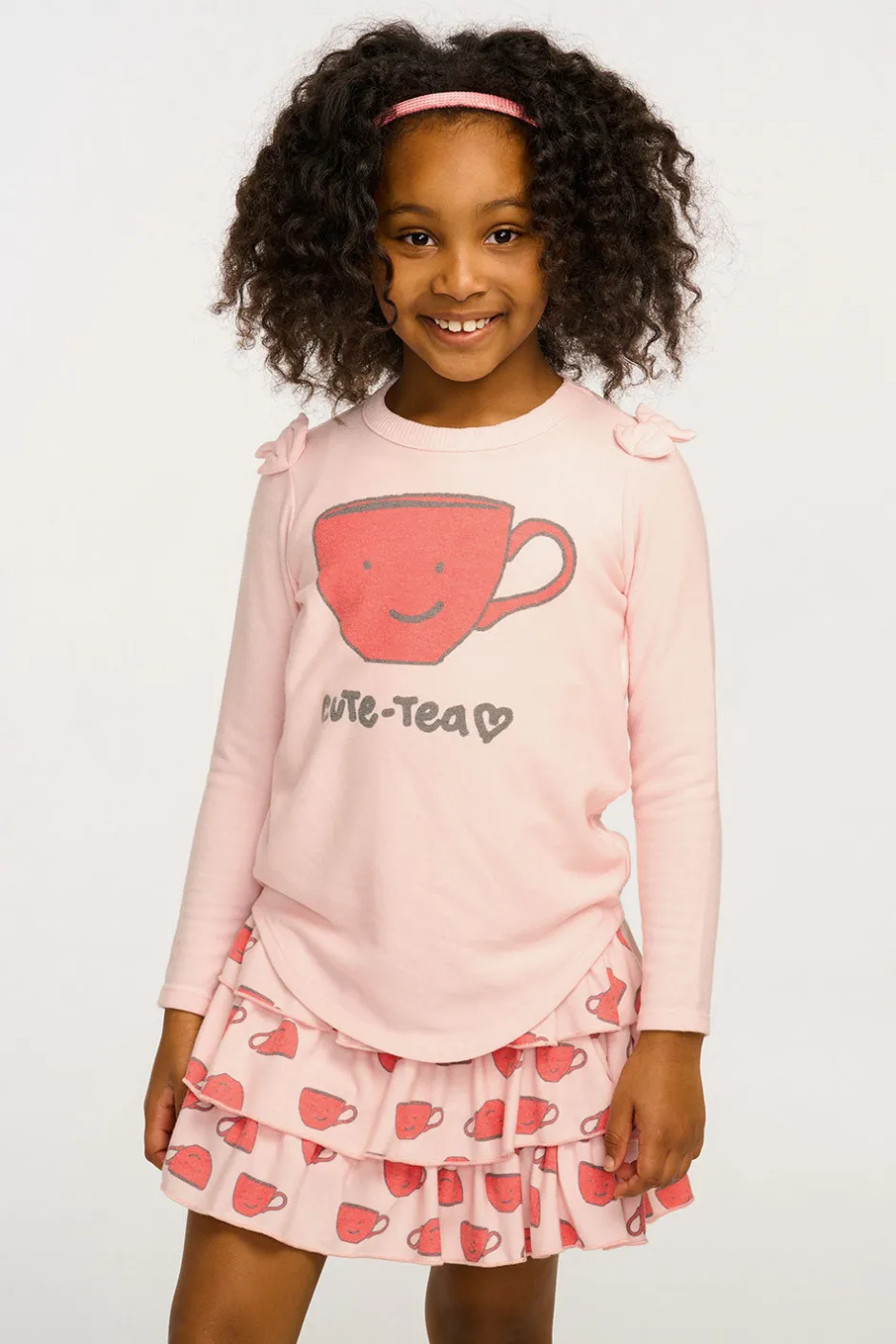 Kids Chaser Brand Cute Tea Long Sleeve Tee