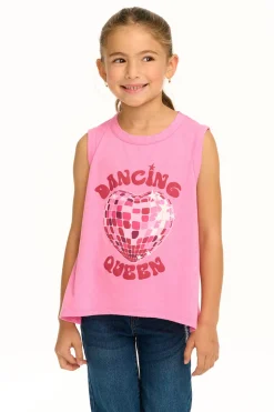 Kids Chaser Brand Dancing Queen Flouncy Tank