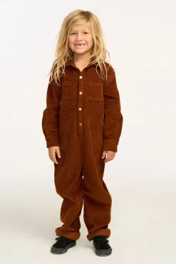 Kids/BOY Chaser Brand David Walnut Brown Corduroy Jumpsuit